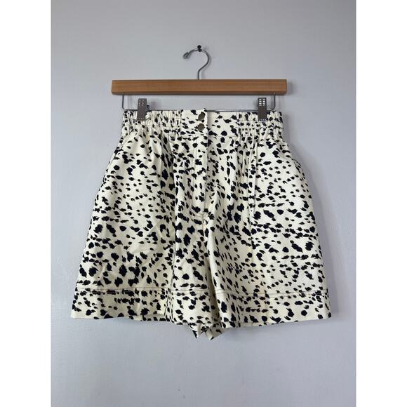 NEW Hunter Bell Aspen Shorts Animal Print Elastic Waist Cotton Size: XS - Picture 2 of 6